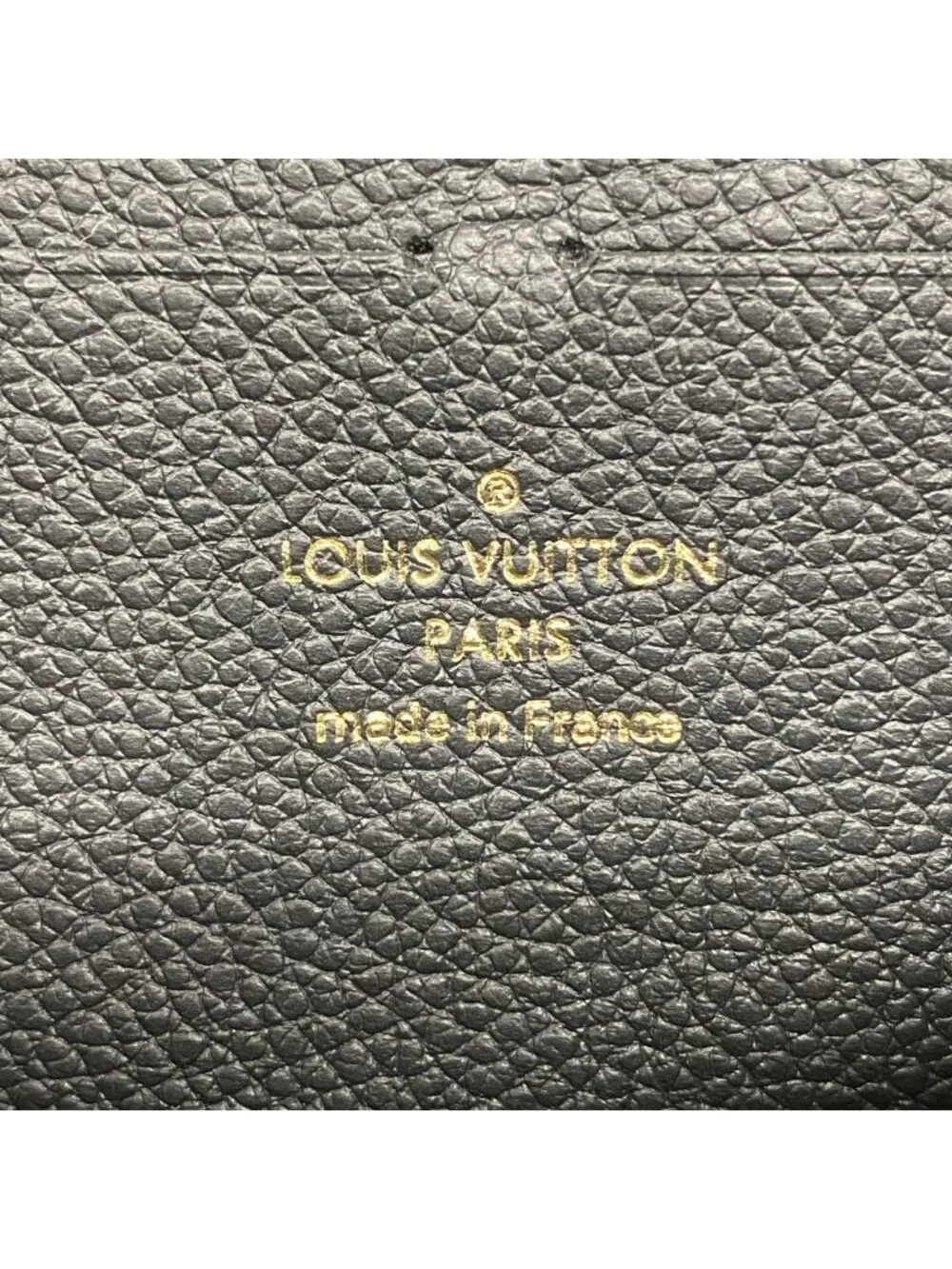 Louis Vuitton Wallet Monogram Empreinte Bicolor Portefeuille Clemence Black